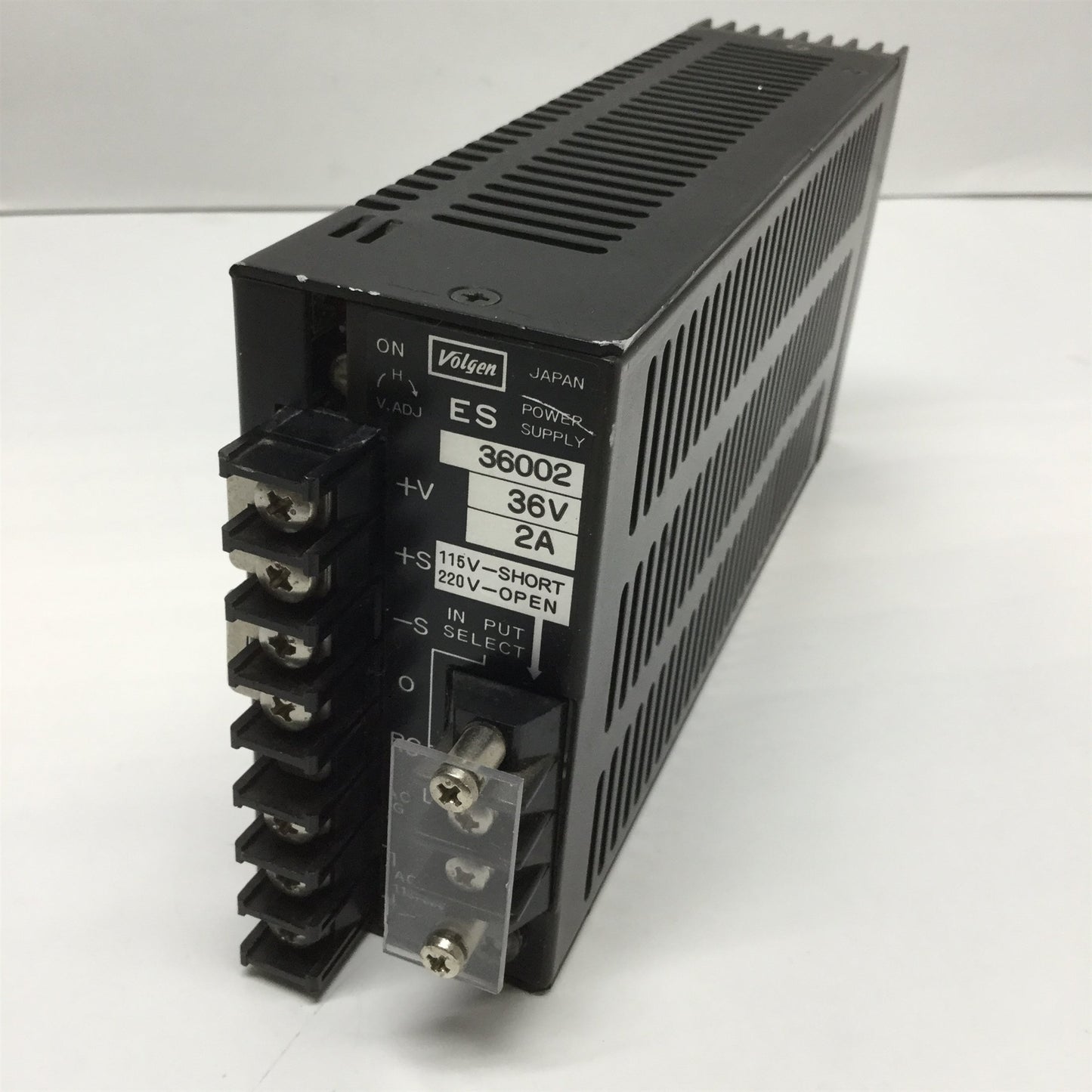 Used Volgen ES-36002 Power Supply 115/220VAC IN, 36VDC 2A OUT