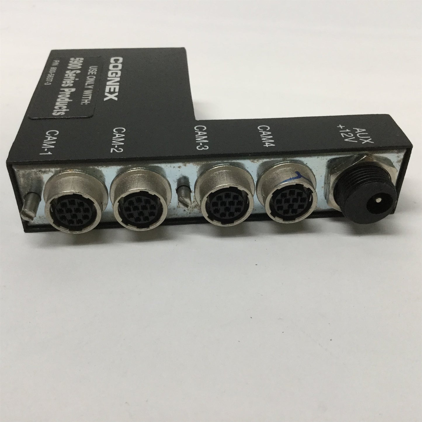 Used Cognex 800-5637-3 Multi-Camera Breakout Box 4-Way, 5900 Series, DB-26M / HR12