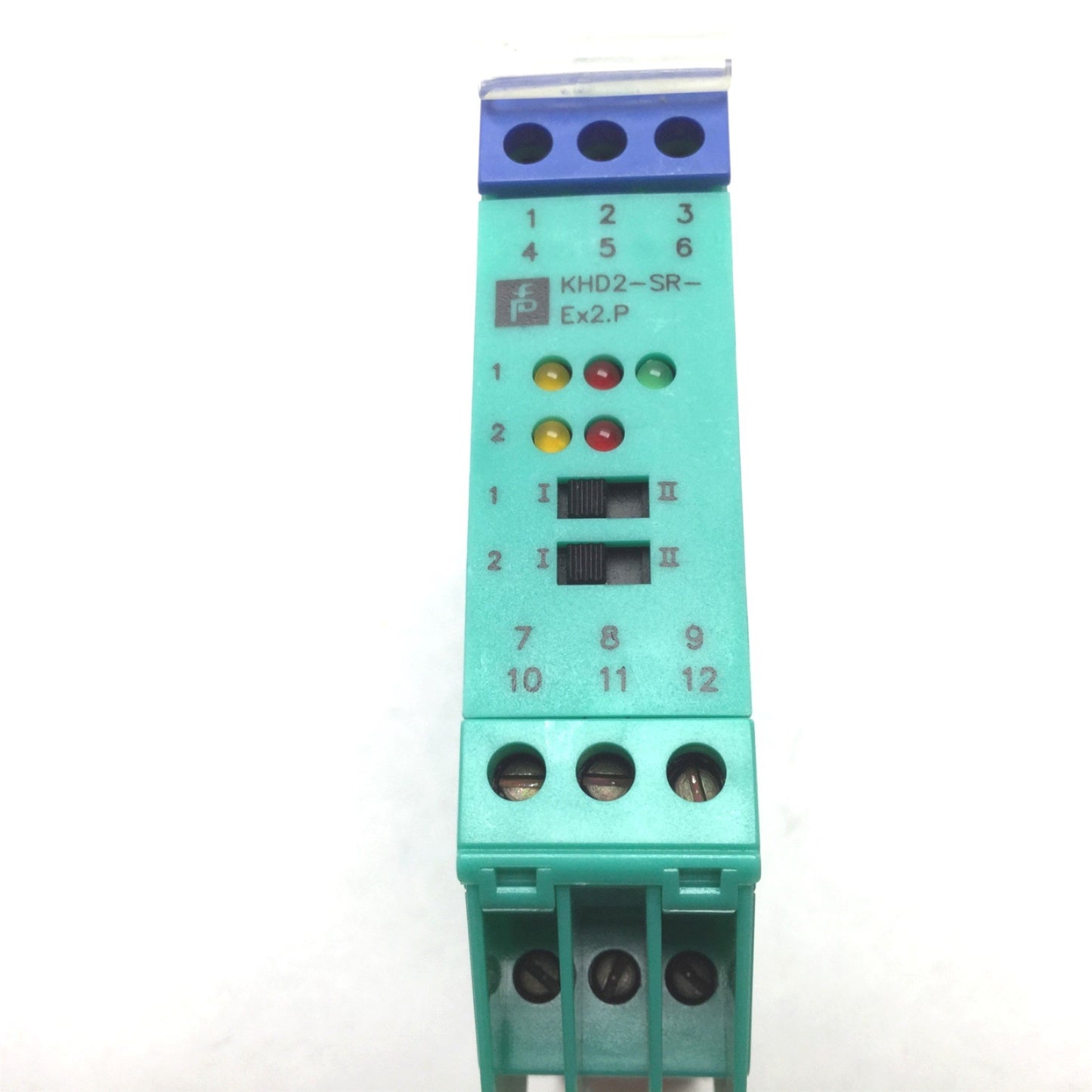 New – Open box Pepperl & Fuchs KHD2-SR-Ex2.P Isolated Switch Amplifier, Supply 20.4-27.6VDC