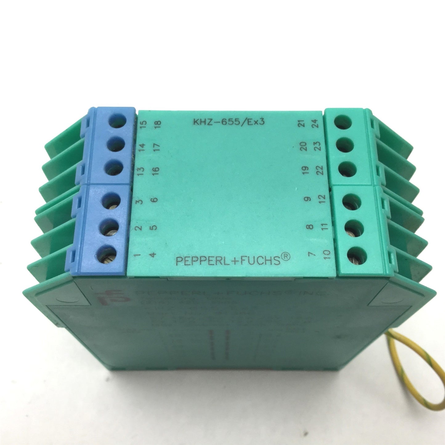 Used Pepperl & Fuchs KHZ-655/Ex3 91366 Intrinsic Safety Barrier Module, 5V 12 Ohms