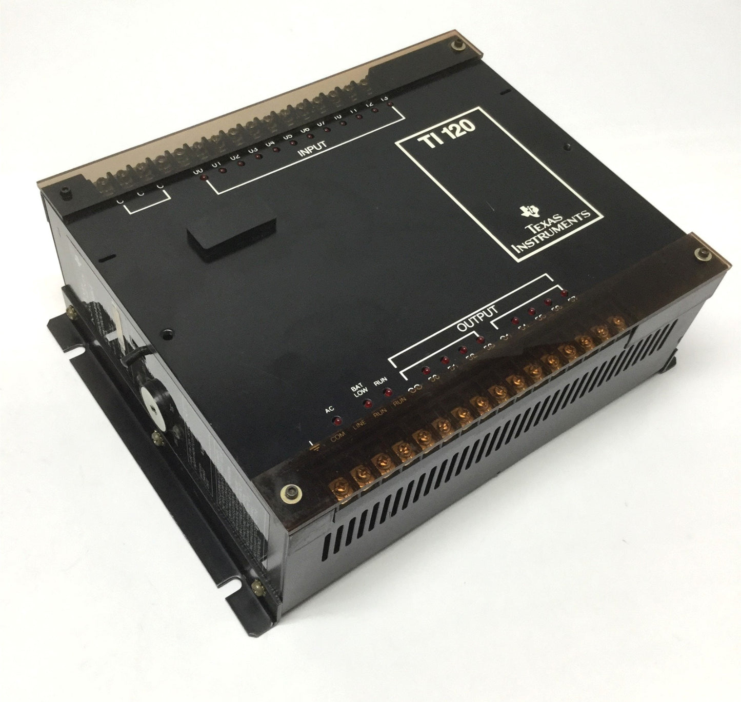 Used Texas Instruments 120-1112 PLC Programmable Controller TI 120, 110-240VAC, 24VDC