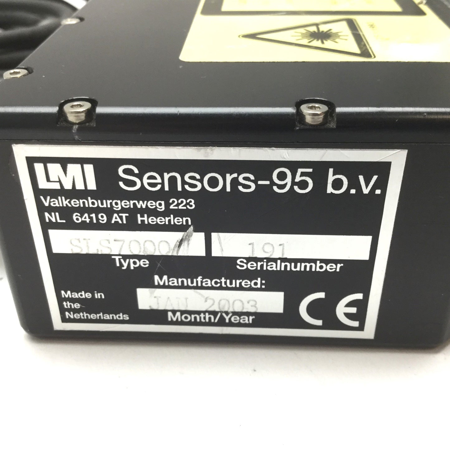 Used LMI SLS7000 Laser Triangulation Sensor System Wavelength 675nm, Range 1mm