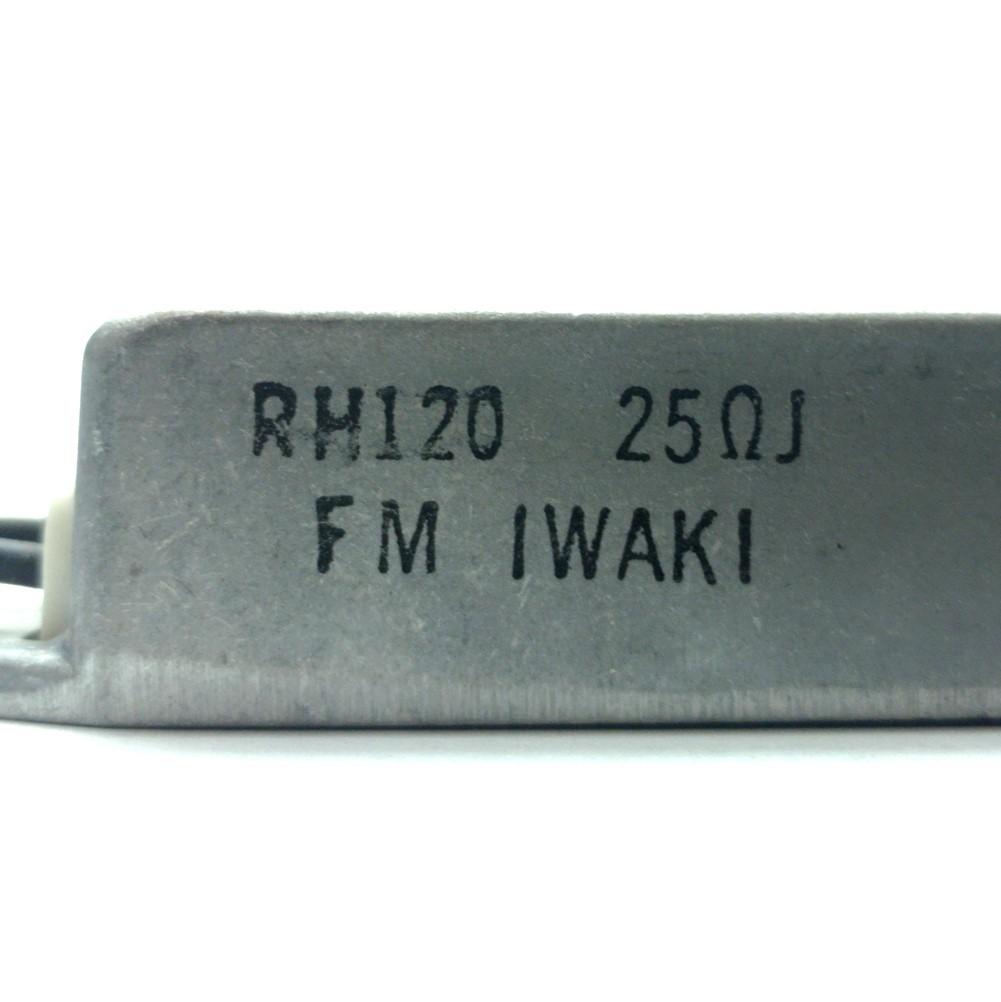 Used IWAKI RH120 External Resistor, 70W 25 Ohms ±5%, 182 x 42 x 20mm