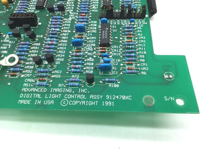 Used Advanced Imaging 912470XC Control Board for DLC-6100 Fiber Optic Light Source