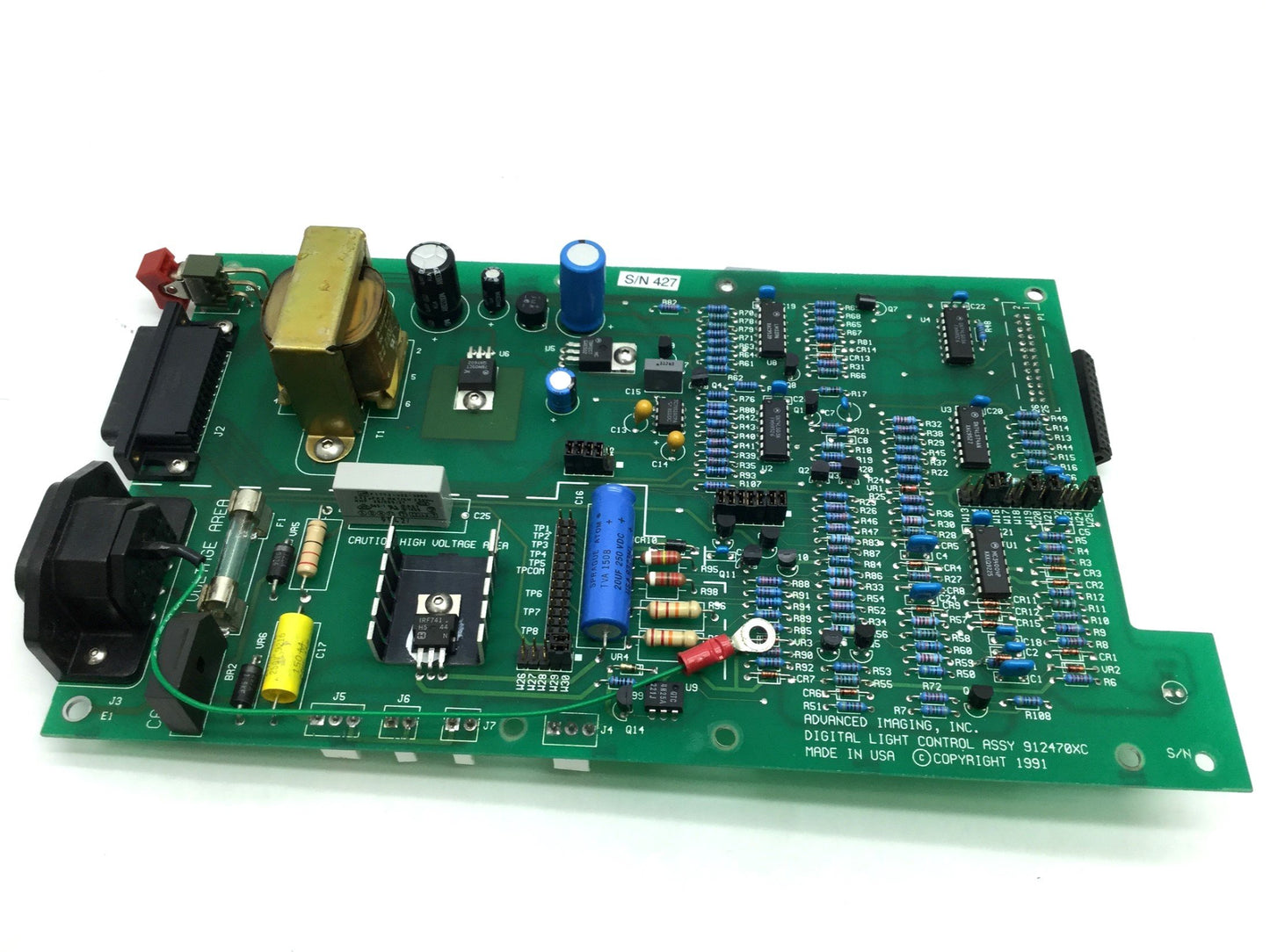 Used Advanced Imaging 912470XC Control Board for DLC-6100 Fiber Optic Light Source