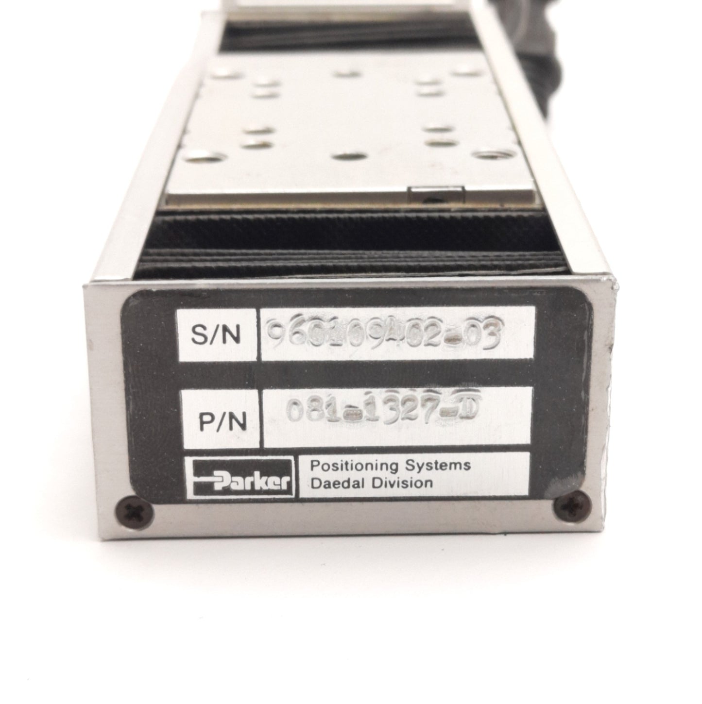 Used Parker 402002LN-MP-D2L1C1M1 Linear Actuator Ball Screw 50mm Travel, NEMA 23