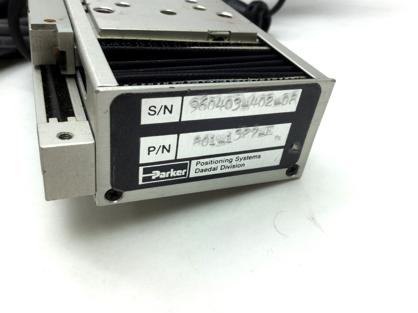 Used Parker 801-1327-E Linear Actuator Ball Screw , 50mm Travel, Compumotor Servo
