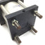 Used Fabco Air UHP-4X2-FF-WR-V Hi-Power Pancake Air Cylinder, Bore: 4", Stroke: 2"