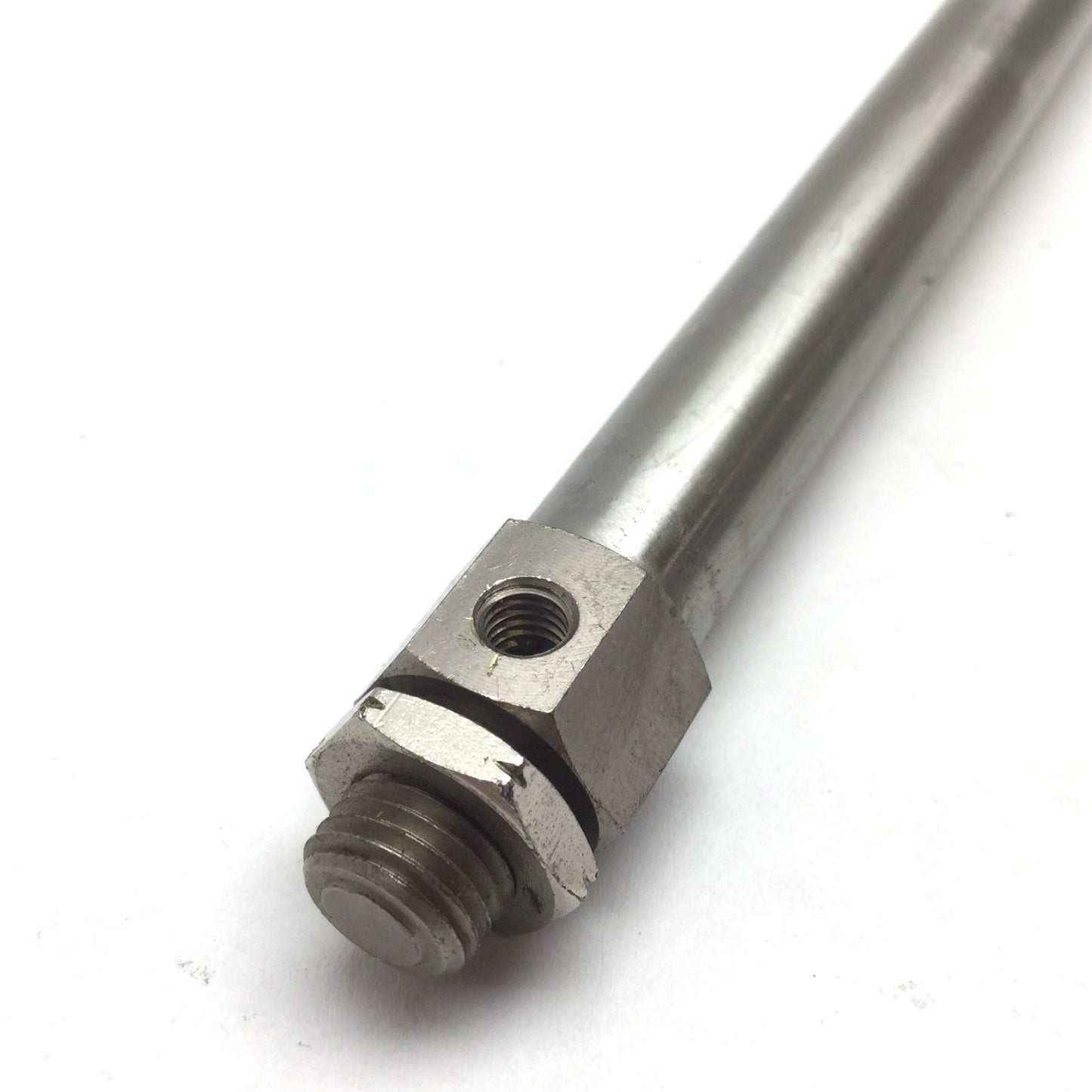 Used SMC NCY2B10H-1200 Rodless Cylinder, Stroke: 12", Bore: 3/8", Ports: 10-32