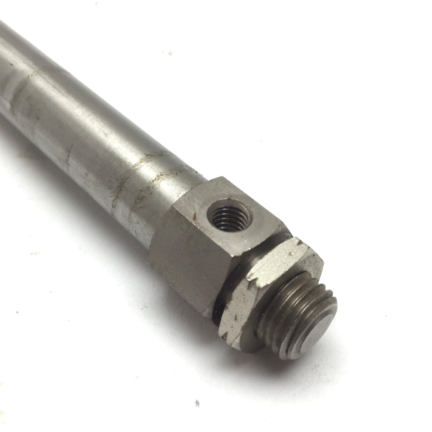 Used SMC NCY2B10H-0800 Rodless Cylinder, Stroke: 8", Bore: 3/8", Ports: 10-32