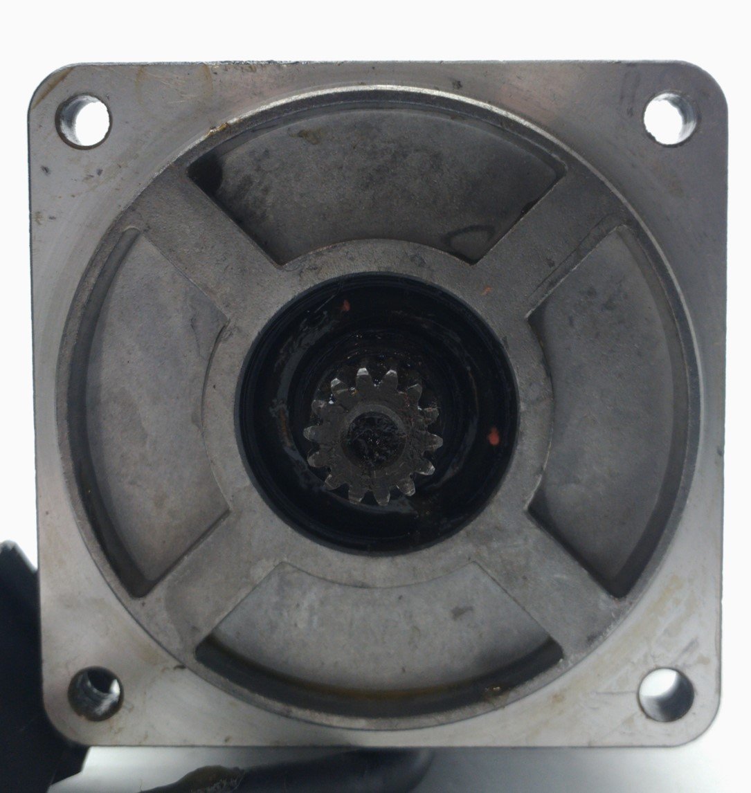 Used SANYO DENKI P50B07040DCXS9 AC Servomotor, Gear Shaft, 400W 200VAC 3A, for A50F