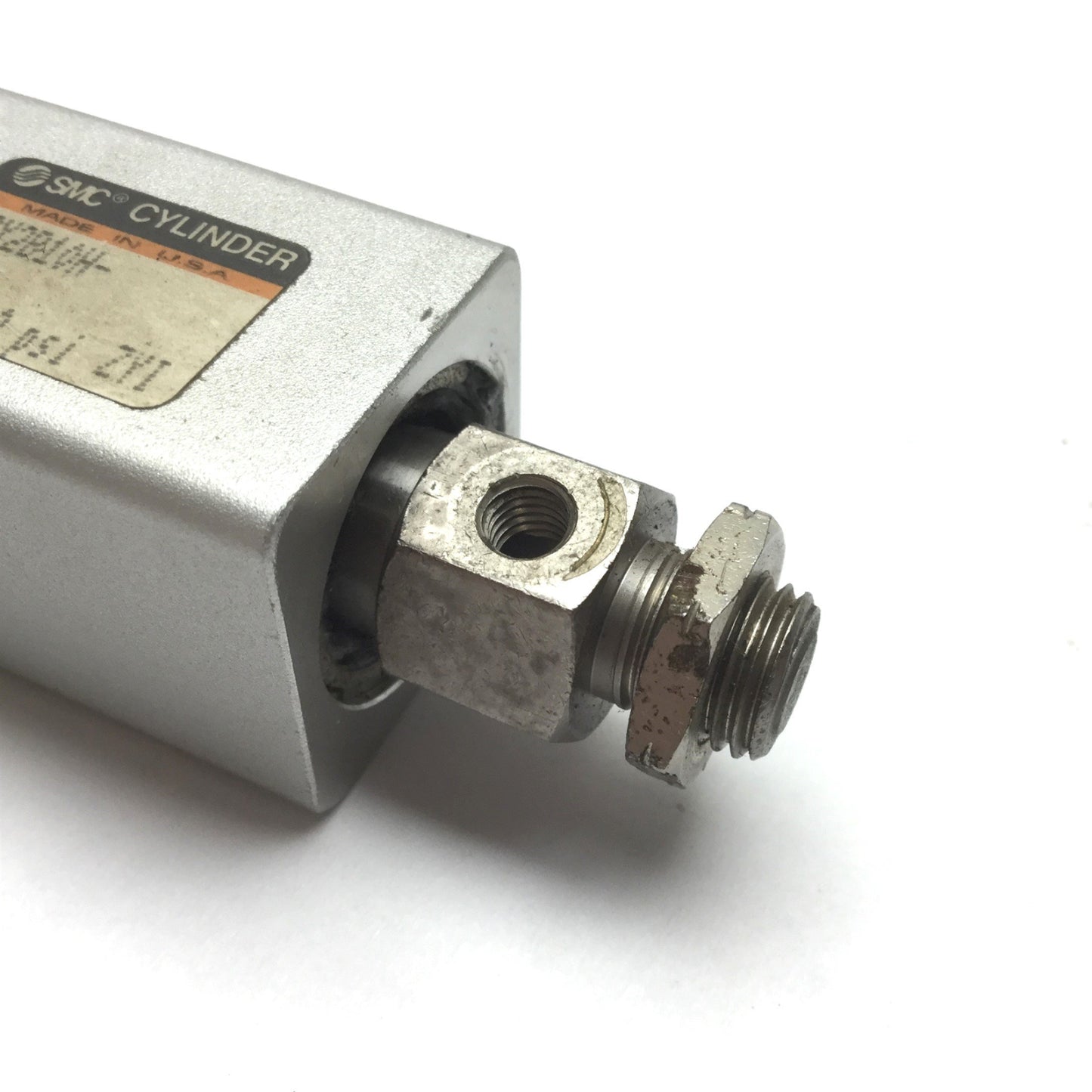 Used SMC NCY2B10H-1000 Rodless Cylinder, Bore: 3/8", Stroke: 10", Pressure: 100psi