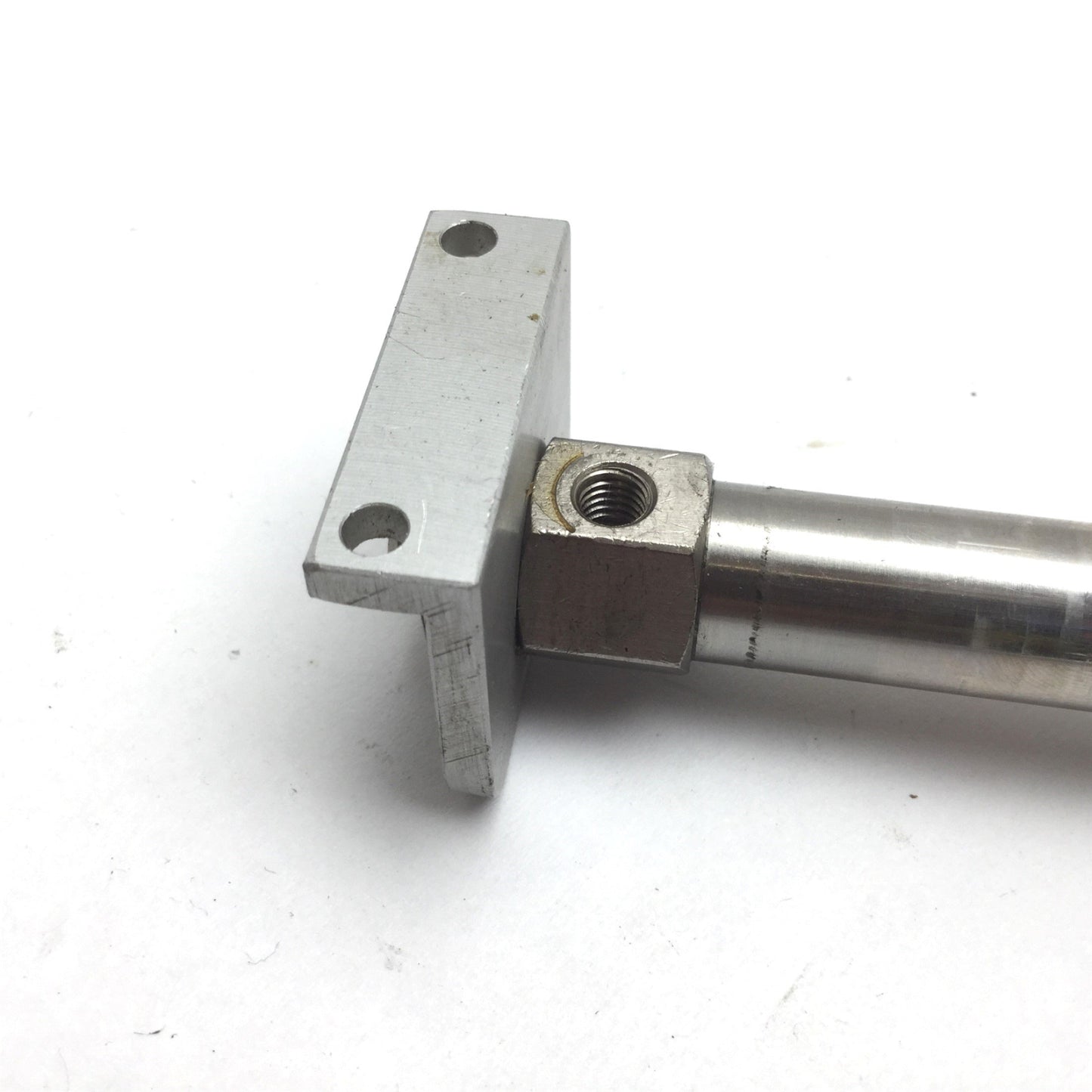 Used SMC NCY2B10H-1000 Rodless Cylinder, Bore: 3/8", Stroke: 10", With Brackets