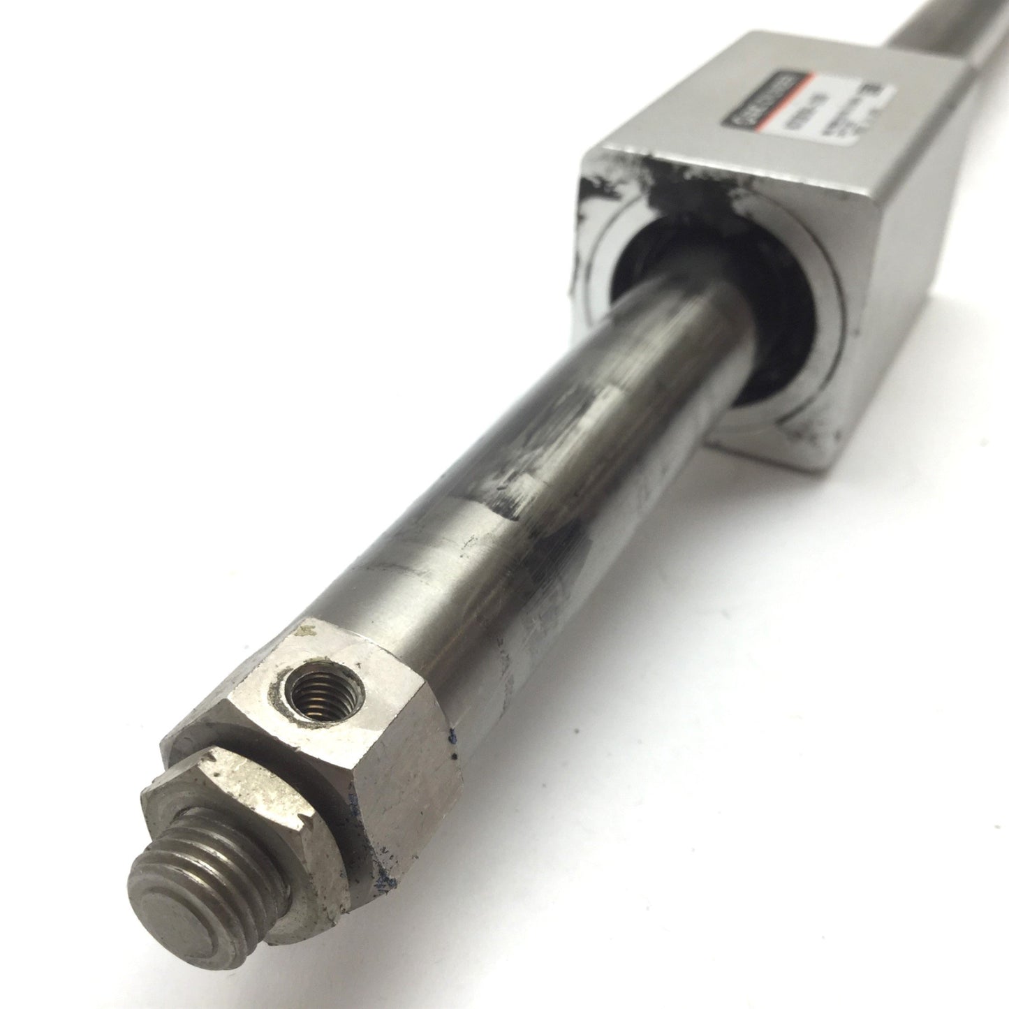Used SMC NCY2B15H-2100 Rodless Cylinder, Bore: 5/8", Stroke: 21", Pressure: 100psi