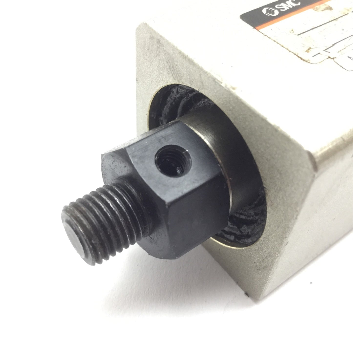 Used SMC NCY1B15H-2100 Rodless Cylinder, Bore: 5/8", Stroke: 21", Pressure: 100psi