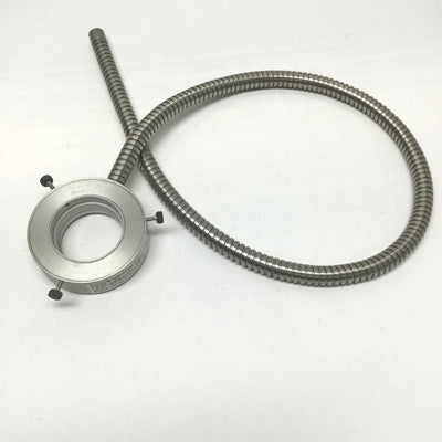 Used Fiberoptic Specialties Fiber Optic Ring Light Guide, 5/8" Input, 2" ID, 36" Long