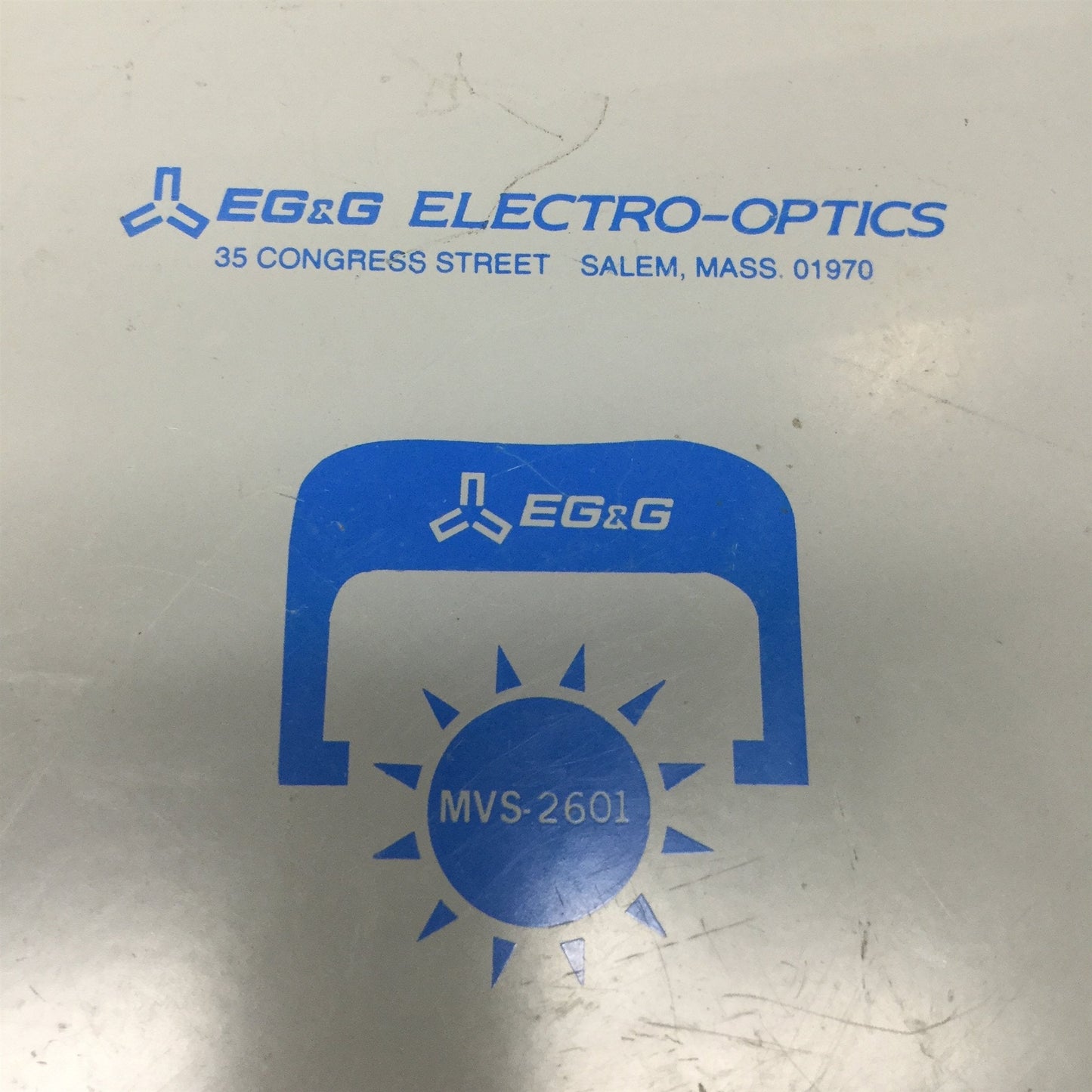 Used EG&G MVS-2601 Machine Vision Strobe Light Source, 60Hz, 300–1100+nm, 115/230VAC