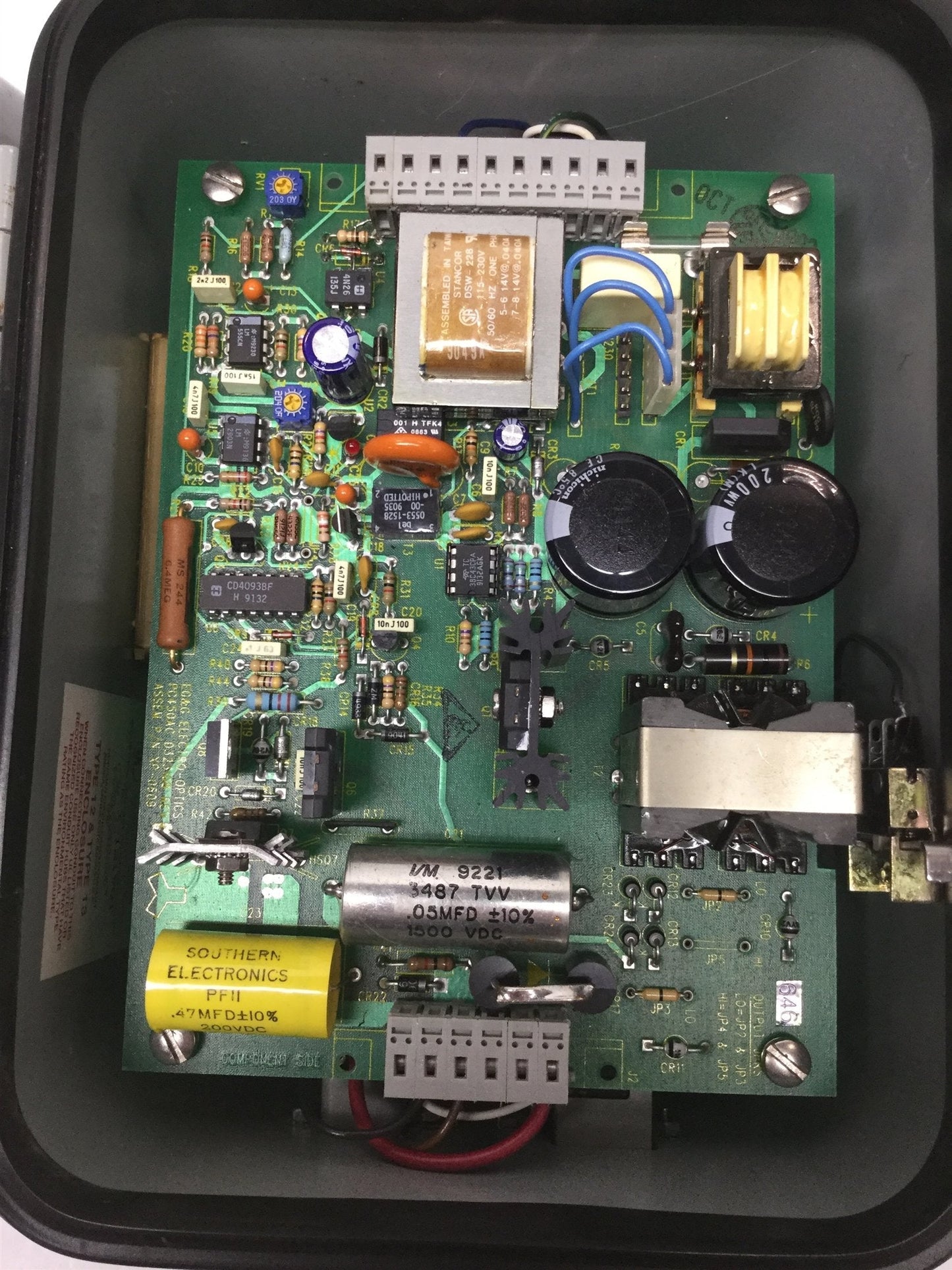 Used EG&G MVS-2601 Machine Vision Strobe Light Source, 60Hz, 300–1100+nm, 115/230VAC