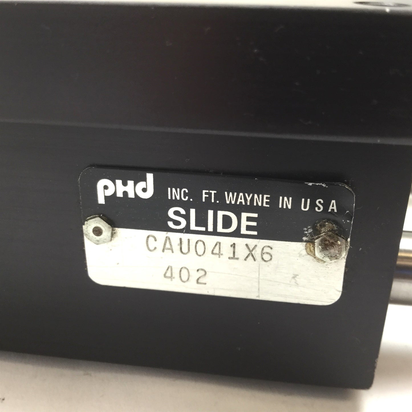 Used Phd CBU041X6 Rodless Cylinder Linear Slide Table, Shaft: 1/2", Stroke: 6"