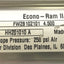 Used Schrader Bellows Econo Ram II FW2B102101 4.5 Air Cylinder, NEMA 23, W/Plate