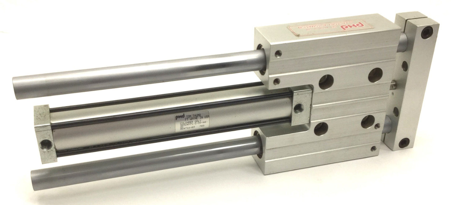 Used PHD Tom Thumb SED24X71/2-GO-H4-Q1 Pneumatic Cylinder, 7.5" Stroke, 1/8" NPT