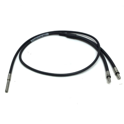 Used Banner BA1.53PMETA Bifurcated Fiber Optic Cable Bundle: 2.29mm Right Angle Probe