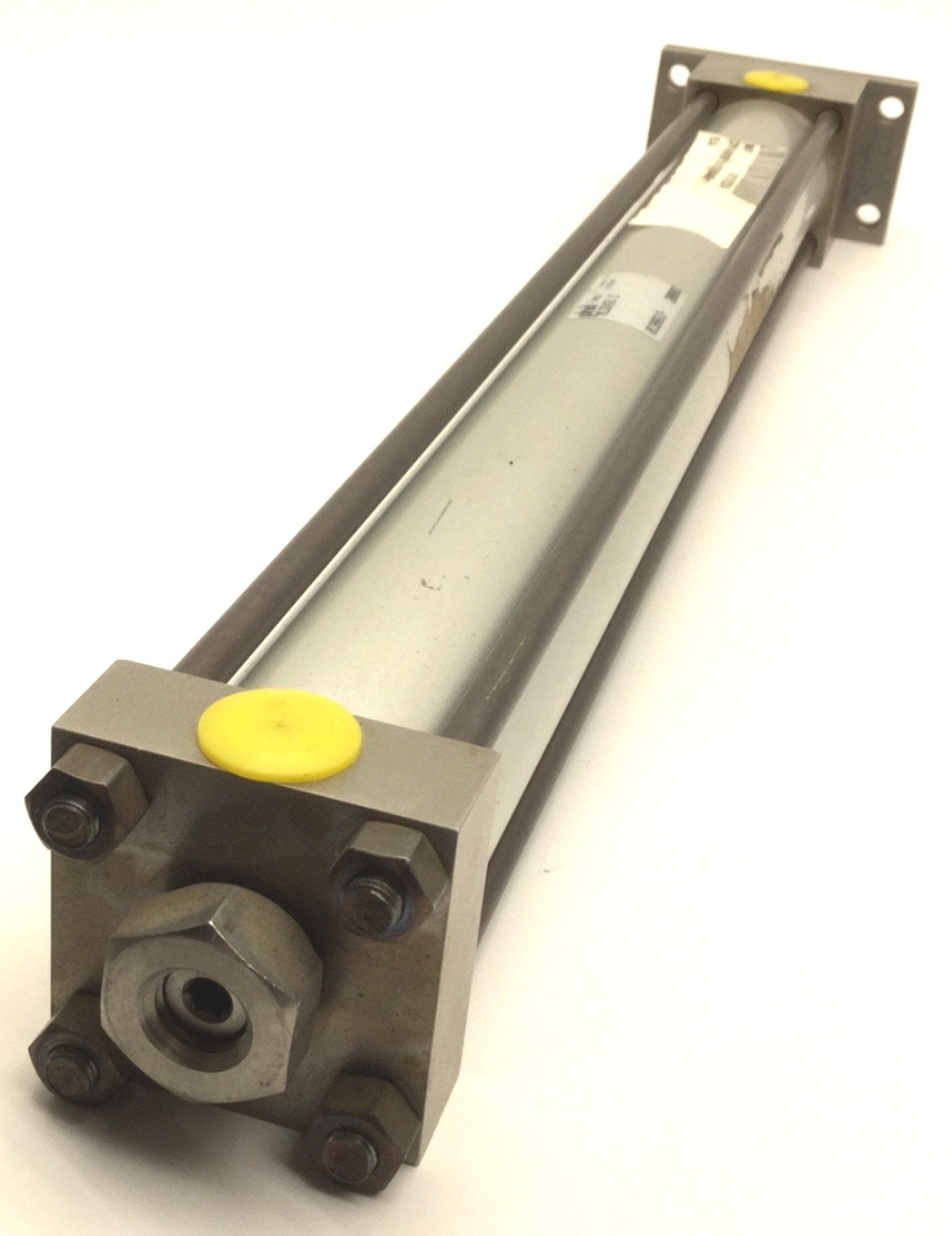 Used PHD ML32431 C Pneumatic Cylinder 12" Stroke, 1/4" NPT, 1.375" x 1.375" Mounting