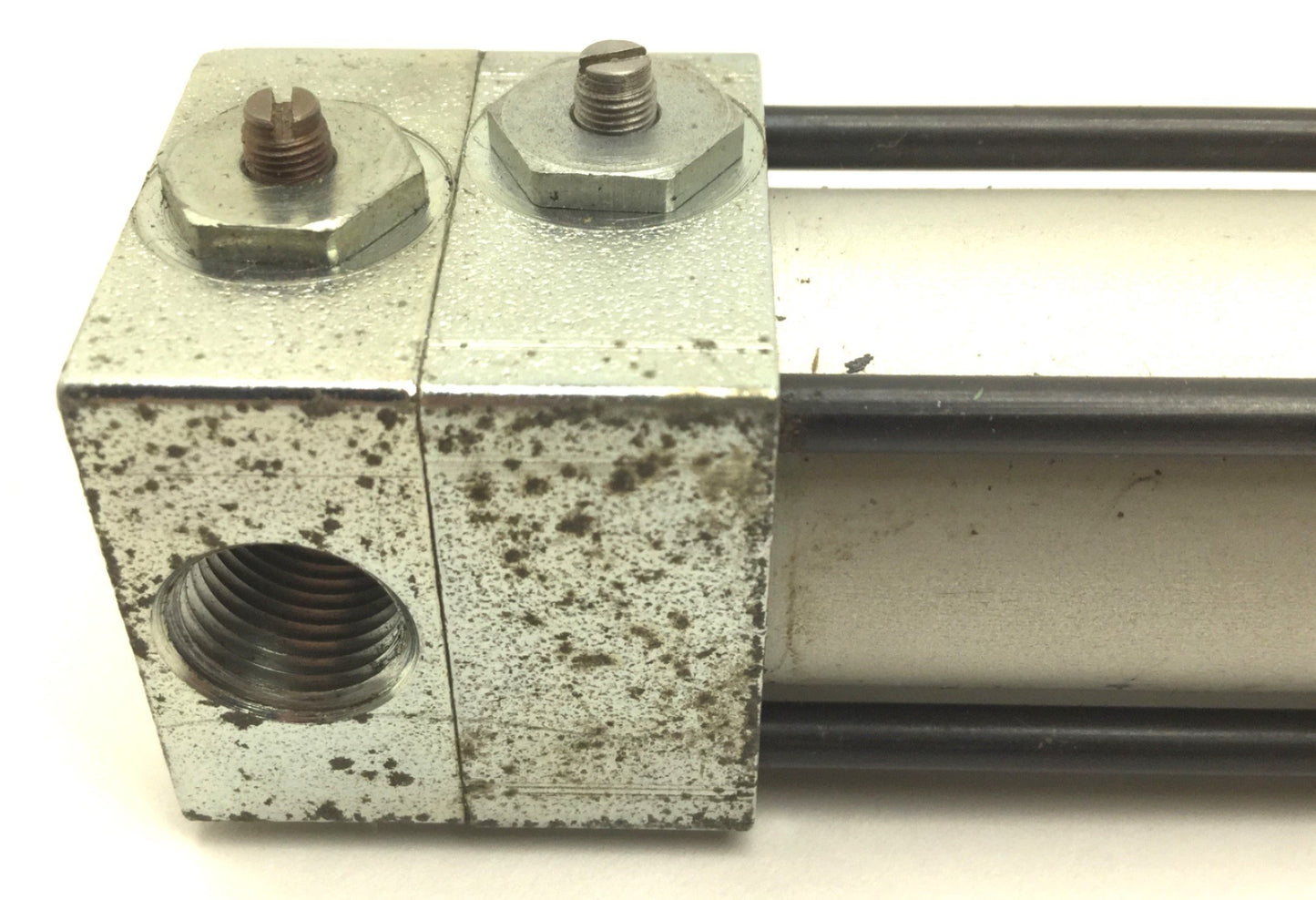 Used PHD AB3/4X8-D-P Pneumatic Cylinder, Stroke: 8", Bore: 3/4", Ports: 1/8" NPT