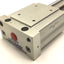 Used Bimba Ultran USS-0410 MH Rodless Cylinder, Travel: 17", *Modified*
