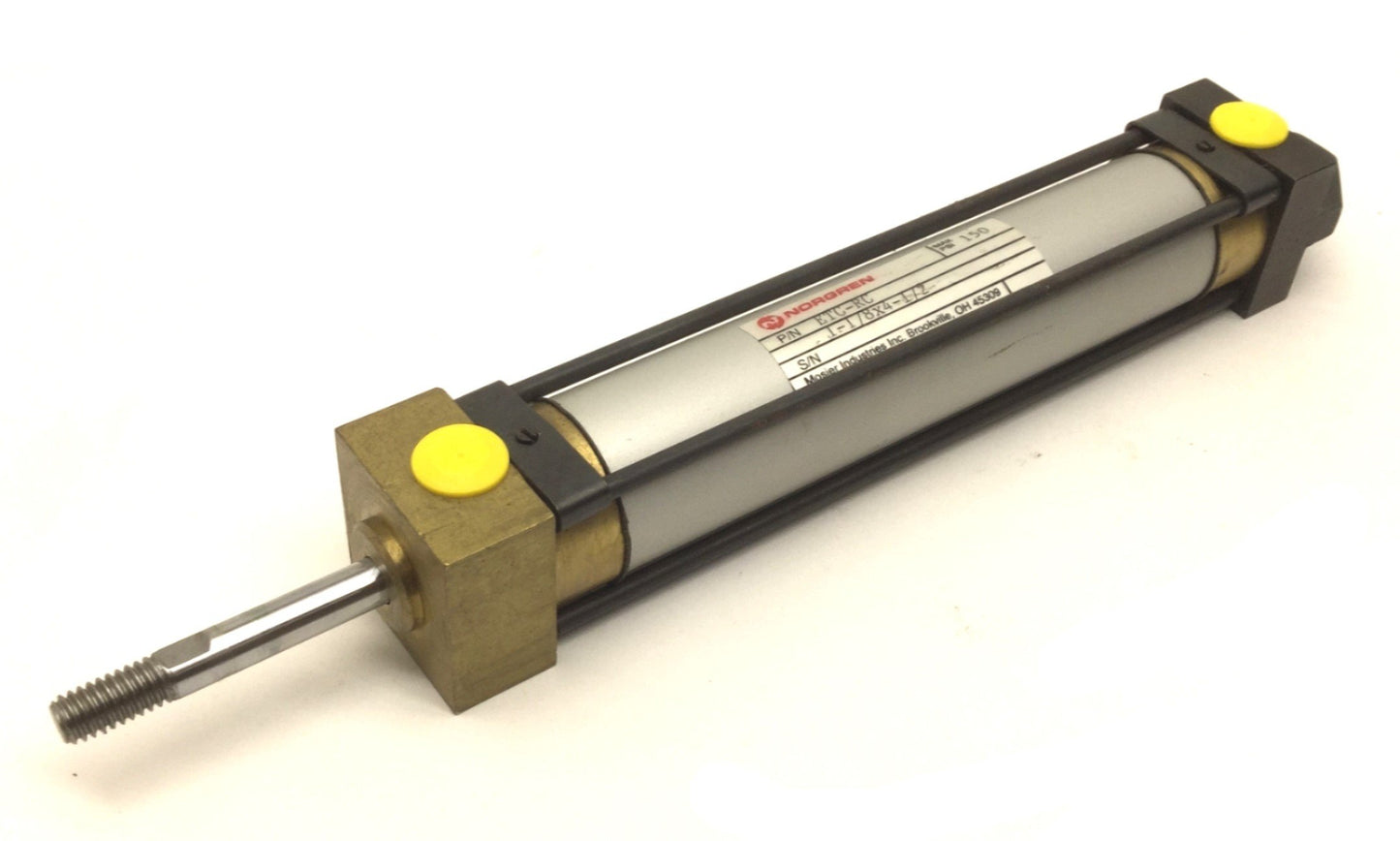 Used Norgren ETC-RC-1-1-/8X4-1/2 Pneumatic Cylinder, Stroke 4.5", Bore: 1.125"