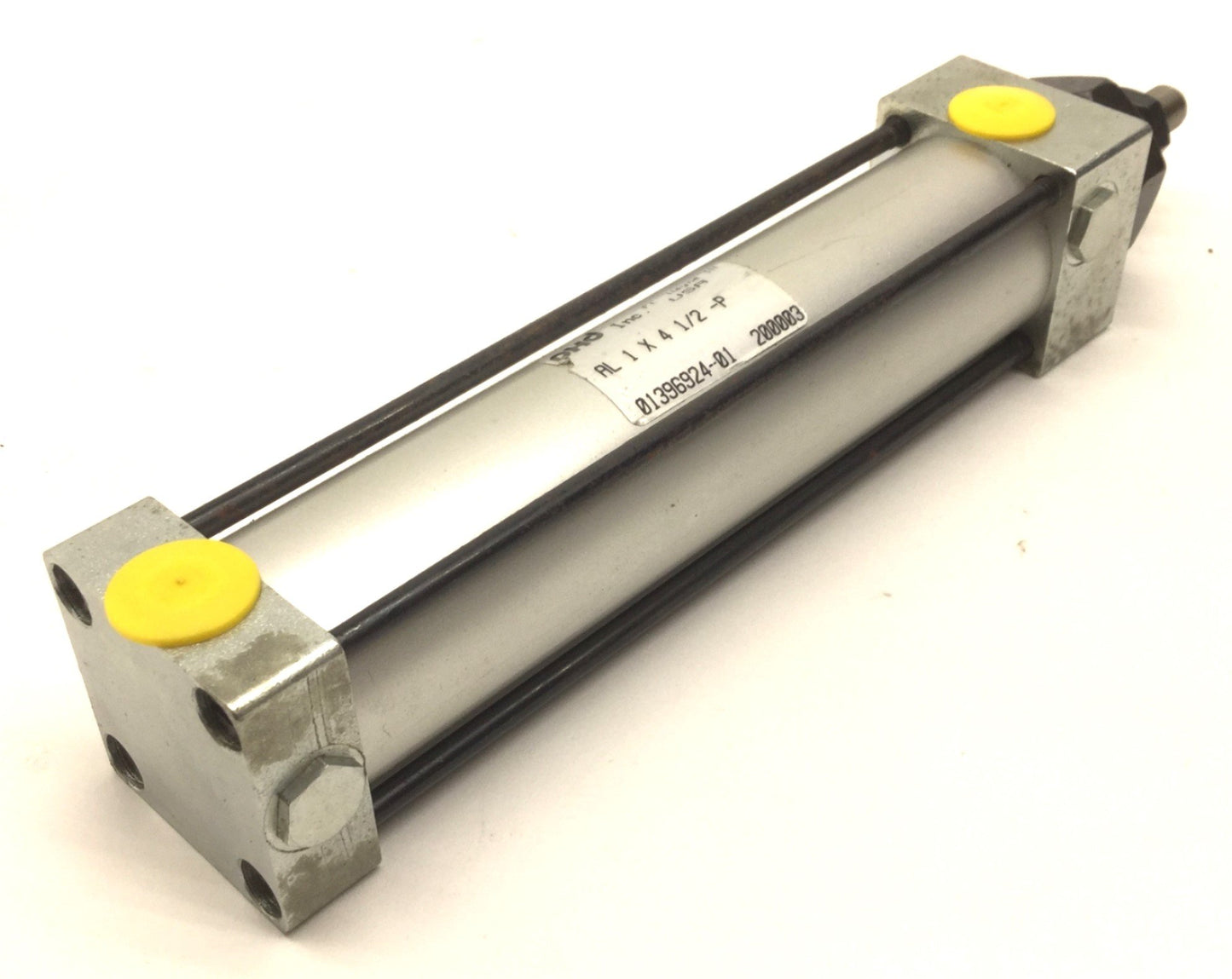 Used PHD AL-1X4-1/2-P Pneumatic Cylinder, 4.5" Stroke, 1/8" NPT, Bore: 1"