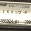 Used PHD AL-1X4-1/2-P Pneumatic Cylinder, 4.5" Stroke, 1/8" NPT, Bore: 1"