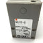Used SMC NZL112-G Multistage Ejector, Supply: 21-100psi, Vacuum: 0 to -25inHg