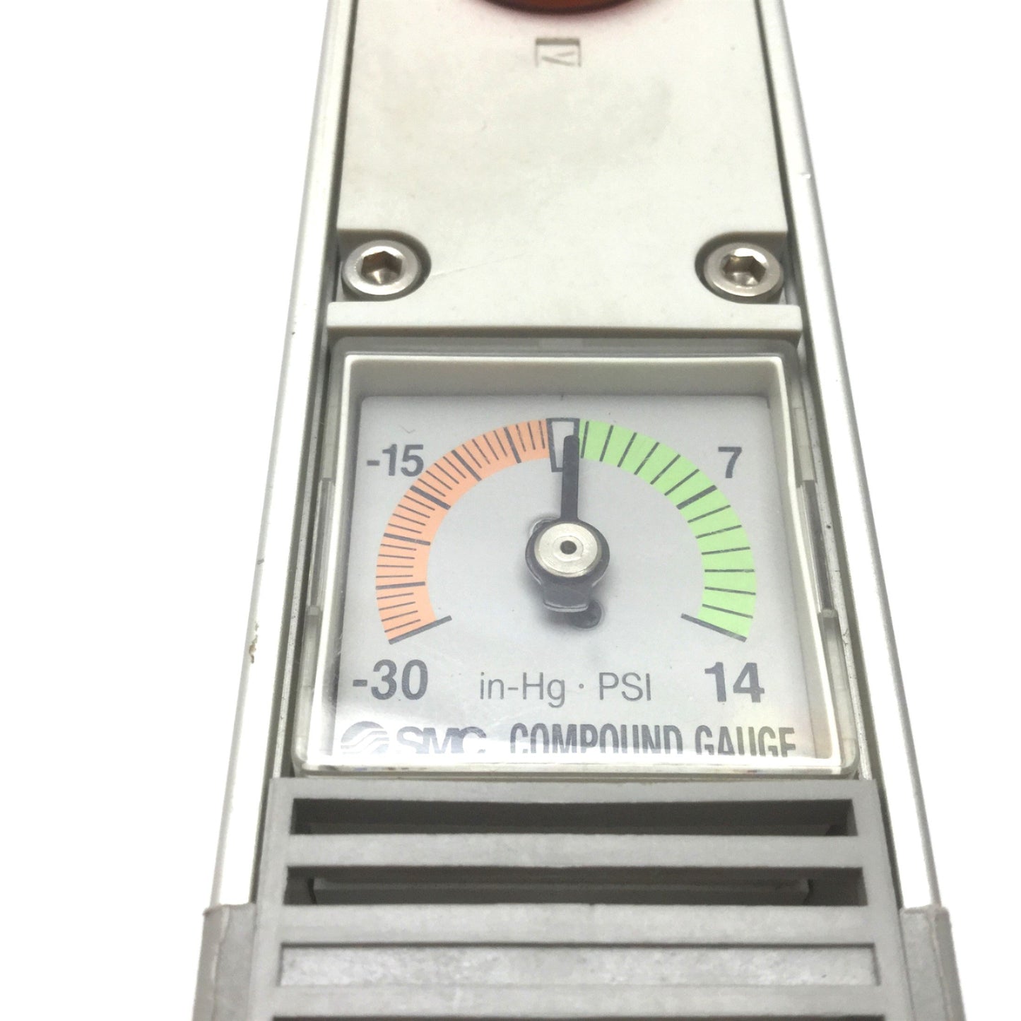 Used SMC NZL112-G Multistage Ejector, Supply: 21-100psi, Vacuum: 0 to -25inHg