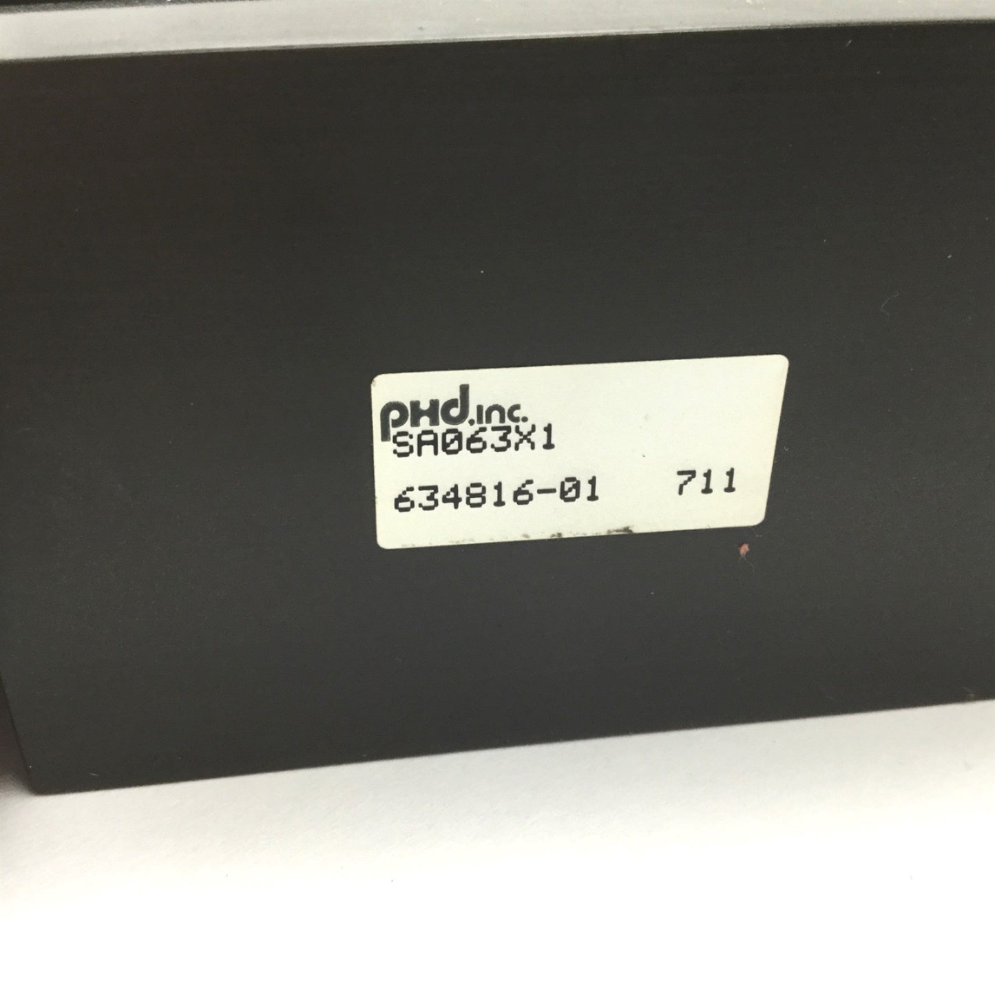 Used Phd SA063X1 Pneumatic Slide Cylinder, Bore: 1.25", Stroke: 1", Ports: 1/8" NPT