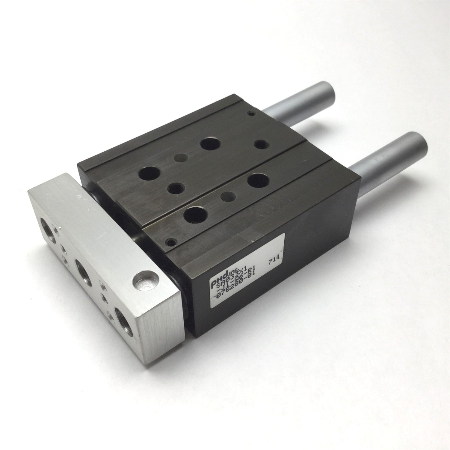 Used Phd SA033X1-J1-Q6-R1 Pneumatic Slide Cylinder, Bore: 0.5", Stroke: 1", 10-32