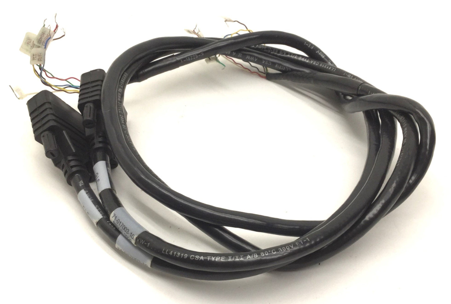 Used Lot of 2 Parker 71-017003-10 Rev B Servo Drive Cable, 15-Pin to Flying Leads