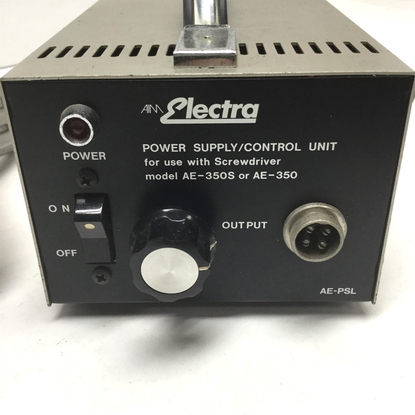 Used AIM AE-PSL Electra Electric Screwdriver Power Supply Speed Control for AE-350/S