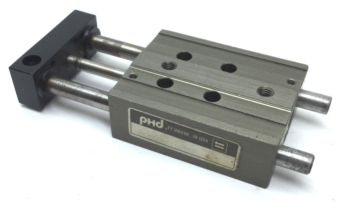 Used PHD SA022X1-J2 Pneumatic Cylinder, Travel: 1", Ports: 10-32, Bore: 3/8"