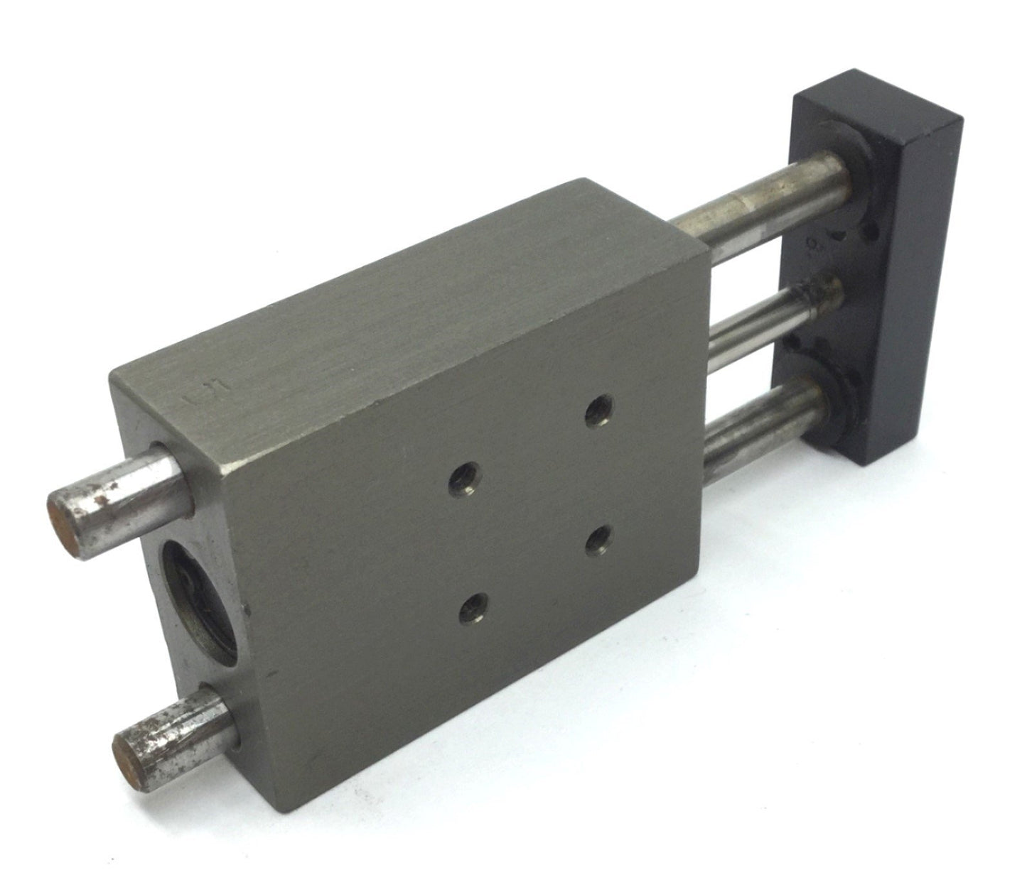 Used PHD SA022X1-J2 Pneumatic Cylinder, Travel: 1", Ports: 10-32, Bore: 3/8"