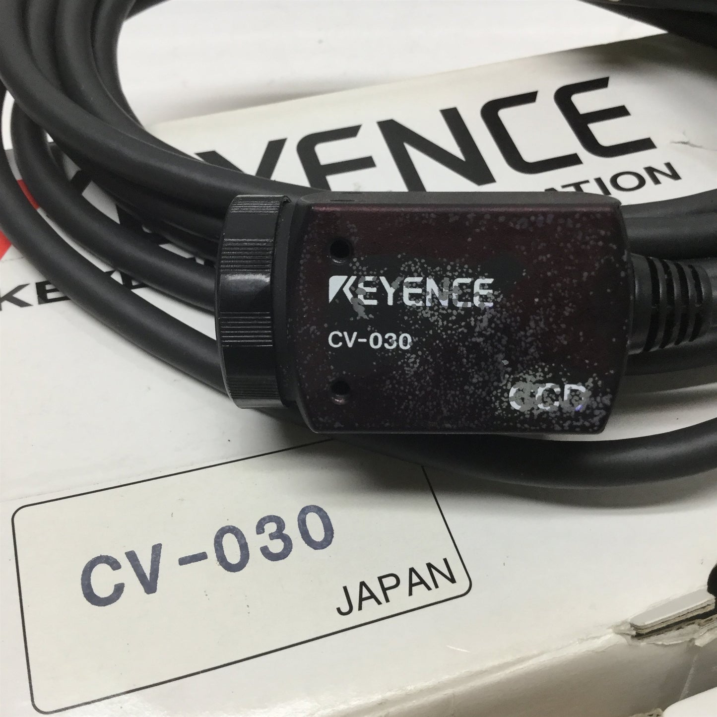 New – Open box Keyence CV-030 CCD Machine Vision Camera C-Mount 1/5" Color Digital Sensor