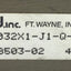 Used PHD SA032X1-J1-Q-R1 Pneumatic Guided Cylinder, Stroke: 1", Ports: 10-32