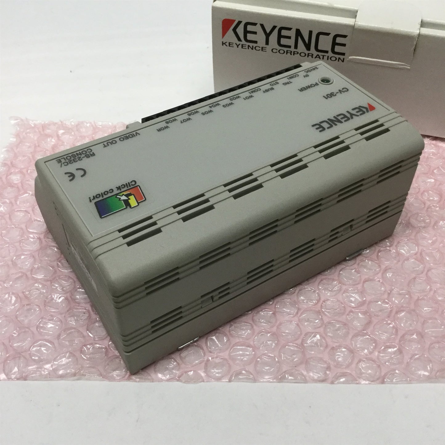 New – Open box Keyence CV-301 Compact Machine Vision Color System Camera Controller Module