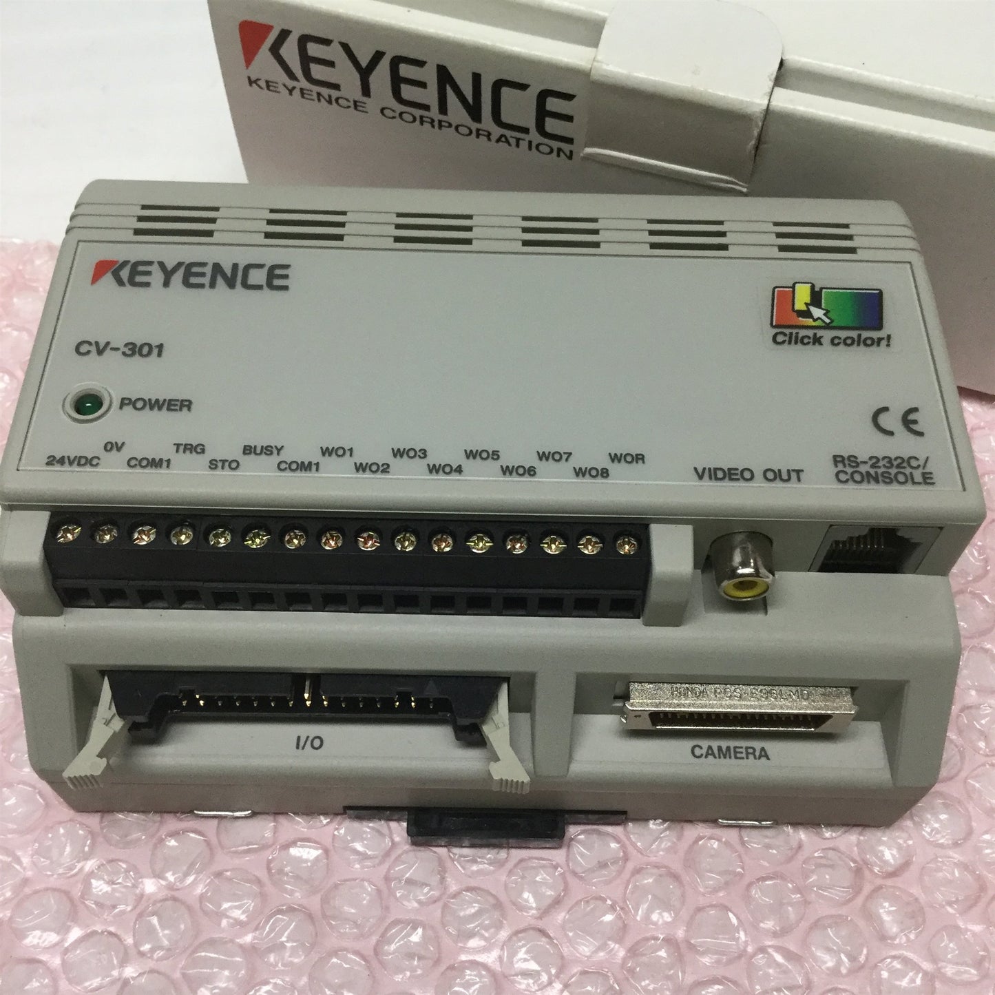 New – Open box Keyence CV-301 Compact Machine Vision Color System Camera Controller Module