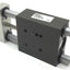 Used PHD SA033X1-J1-Q6-R1 Pneumatic Guided Cylinder, Stroke: 1", Ports: 10-32