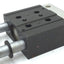 Used PHD SA033X1/2-J1-Q6-R1 Pneumatic Guided Cylinder, Stroke: 1", Ports: 10-32