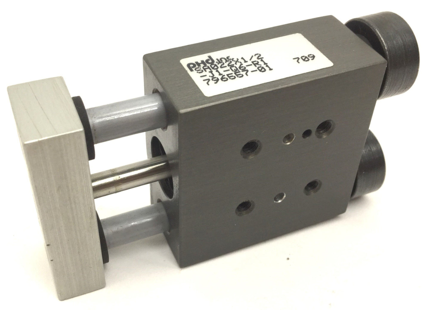 New – Open box PHD SA022X1/2-J1-Q6-R1 Pneumatic Cylinder, Travel: 1/2", Ports: 10-32
