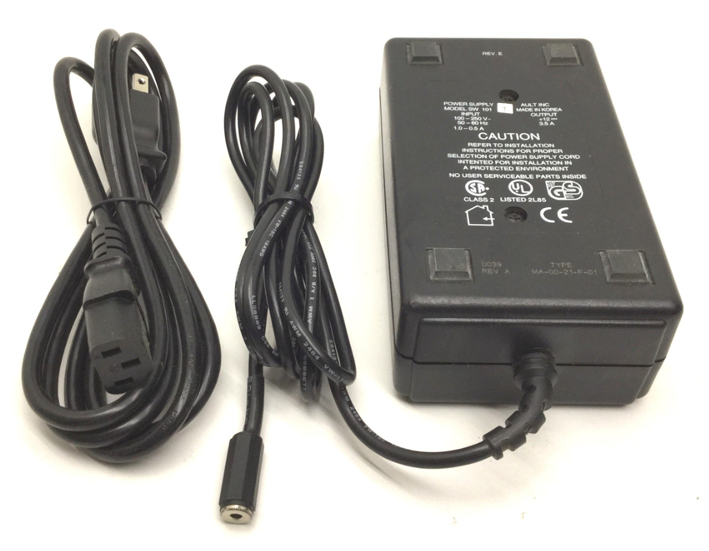 Used RSVI PS-GL-C SW 101 Power Supply Input: 100-250VAC Output: 12VDC 3.5A Tested