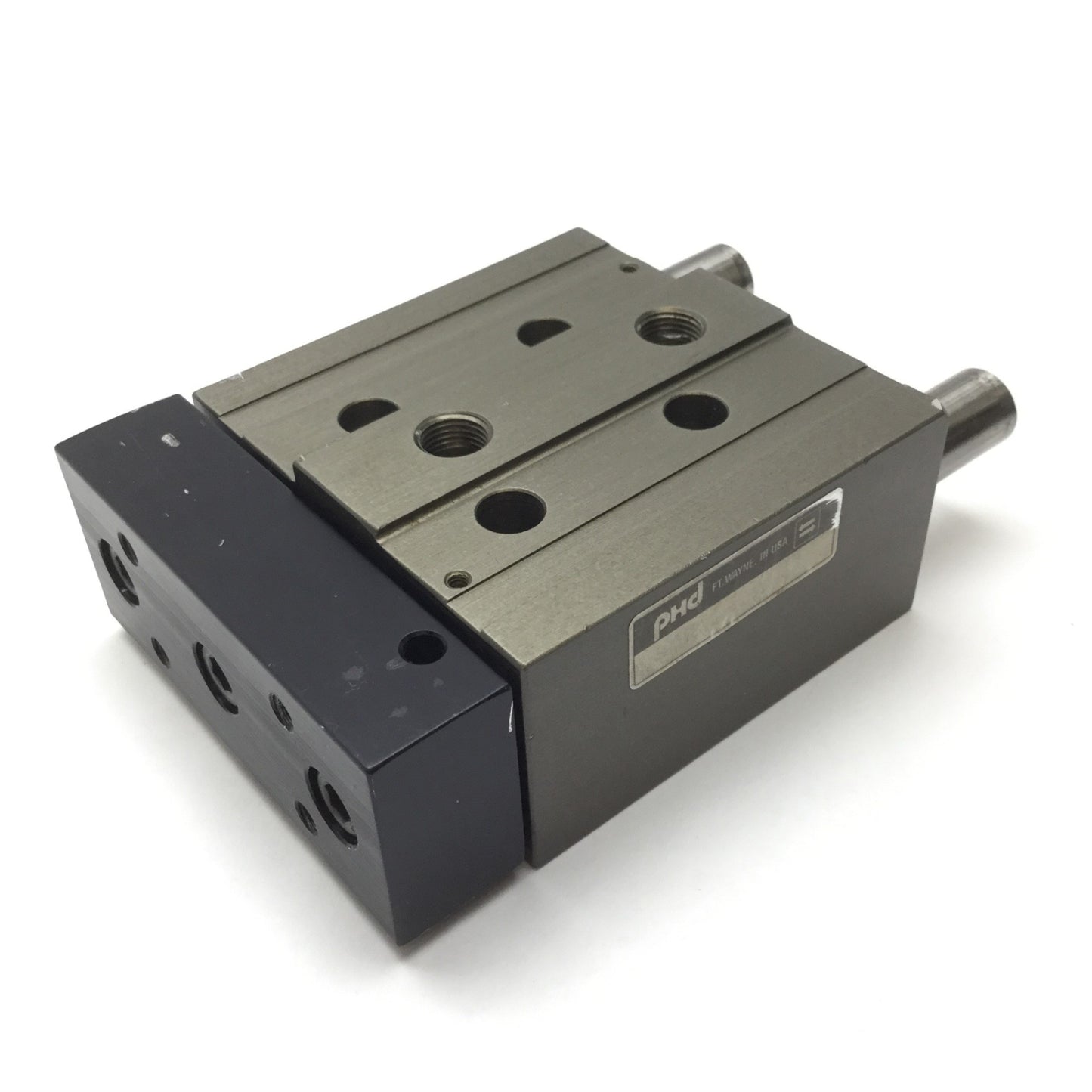 Used Phd SA042X1 Pneumatic Slide Cylinder, Stroke: 1", Bore: 0.75", Ports: 1/8" NPT
