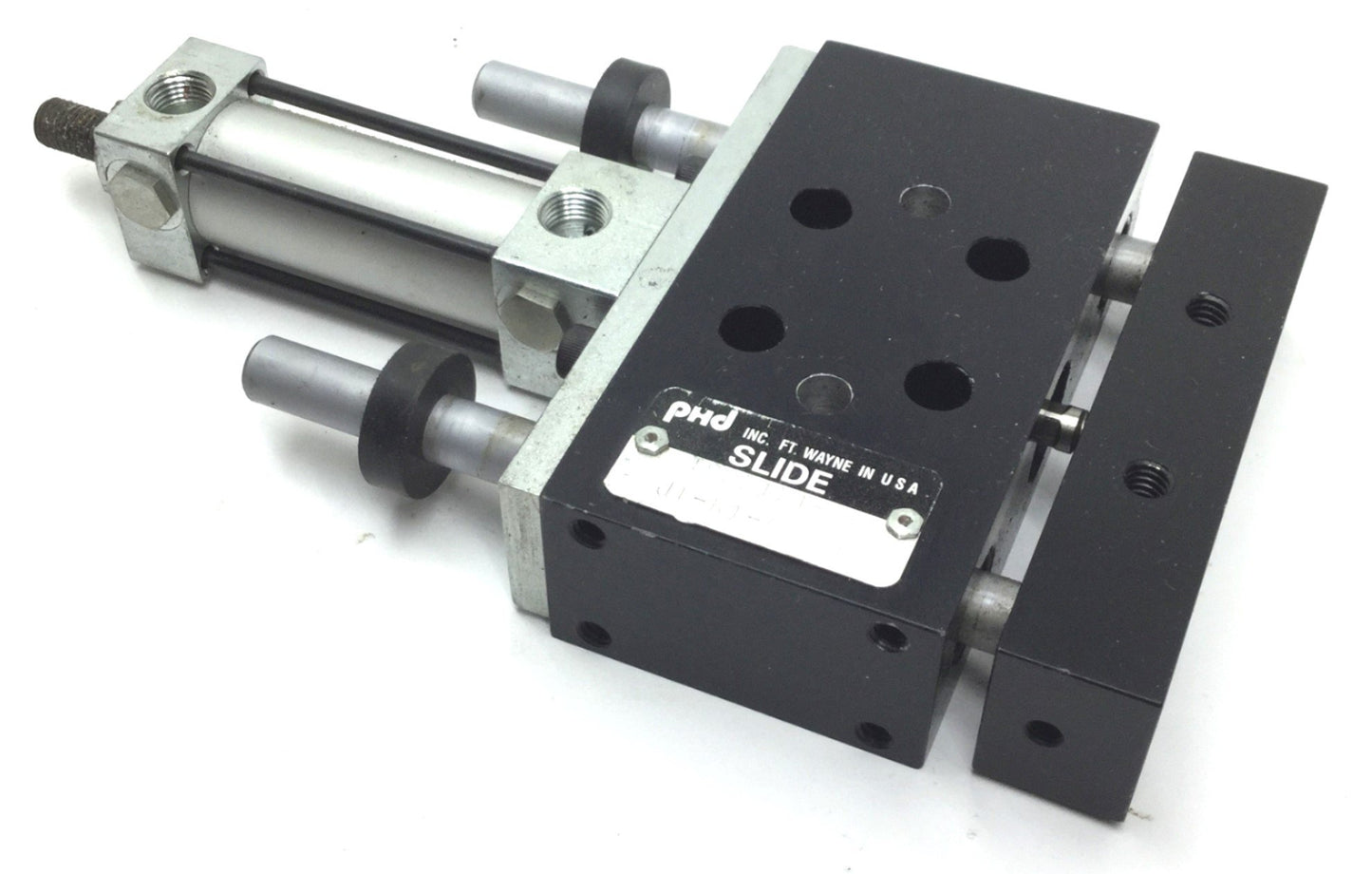 Used PHD TS031X1-A-J1-R1-Q Pneumatic Slide Cylinder, 1" Stroke, Bore: 1/2" (12mm)